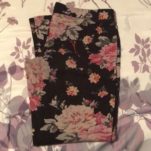 Express floral leggings